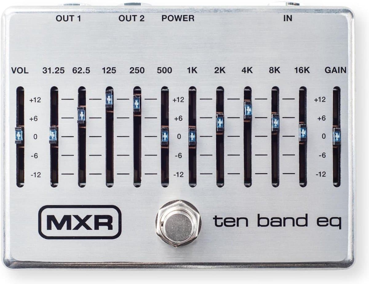 MXR M108S 10 Band EQ - Grafische EQ - Grijs