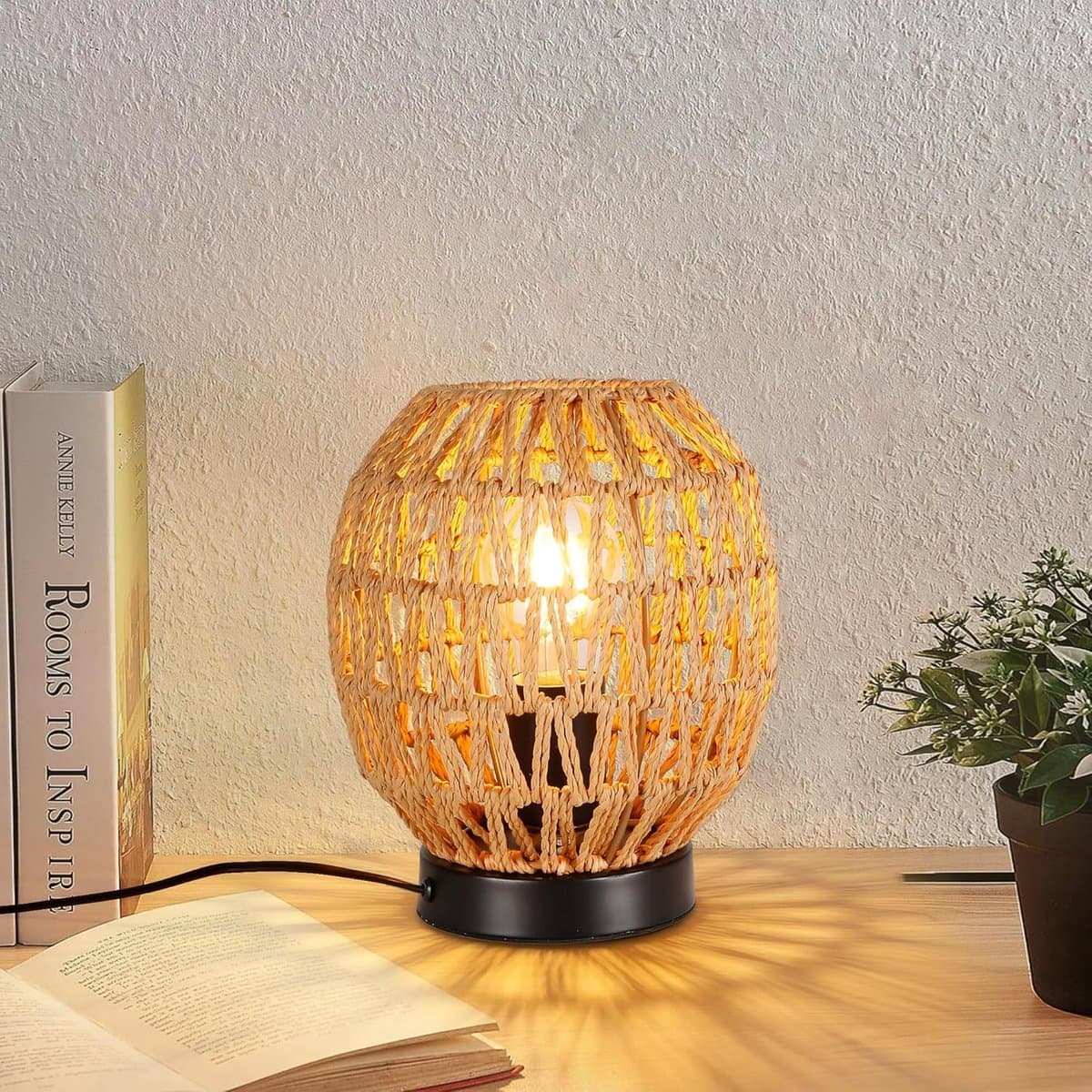 Schemerlamp Woonkamer - Tafellamp Landelijk - Lichtbron