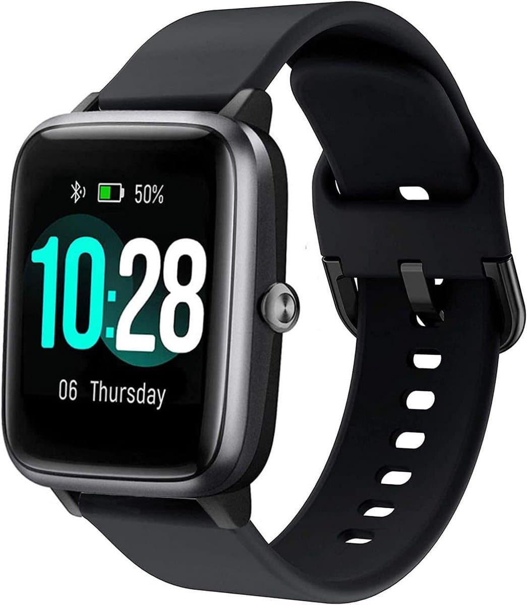 19mm Siliconen Horlogeband Geschikt voor Smartwatches zoals ID205L en Meer