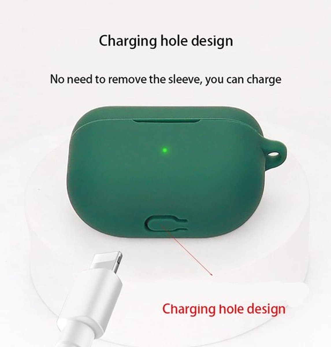Hoes voor Jabra Elite 8 Active - Ultradunne siliconen hoes - Valbestendig - Wit - Anti-vuil - Geschikt voor Jabra Elite 10