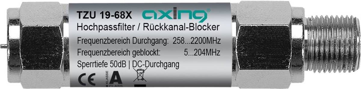 Axing Hochpassfilter Ethernet over Coax back-channel blocker