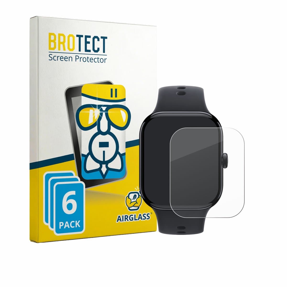 Screenprotector 6 Stuks voor Vivo Watch GT 2 Beschermglas transparant