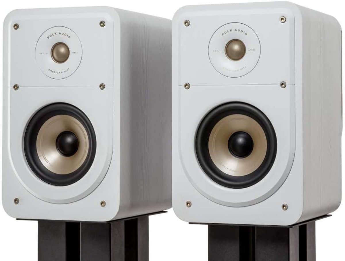 Boekenplank Luidsprekers - Thuisbioscoop Speakers - Muziek Luisteren - Hoge Resolutie Audio - Set van 2 - Wit