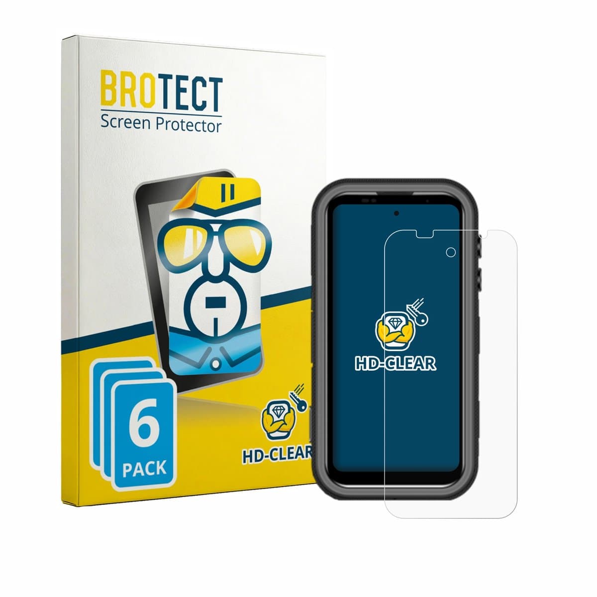 BROTECT - Screenprotector voor Lagenio Eagle Pro - Folie Beschermfolie transparant 6 Stuks