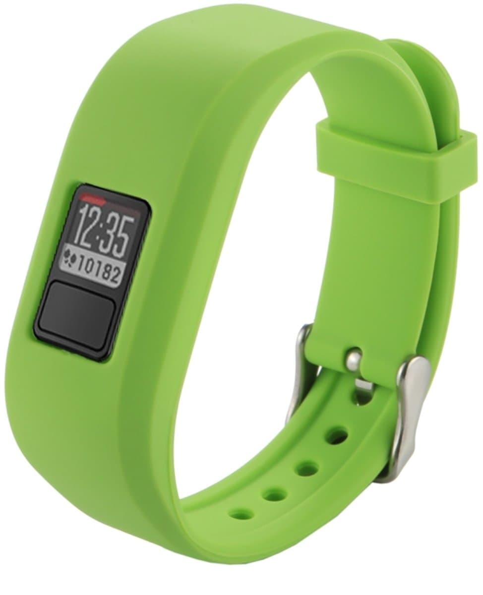 Voor Garmin Vivofit 3 Smart Watch siliconen horlogeband, lengte: ongeveer 24,2 cm (groen)