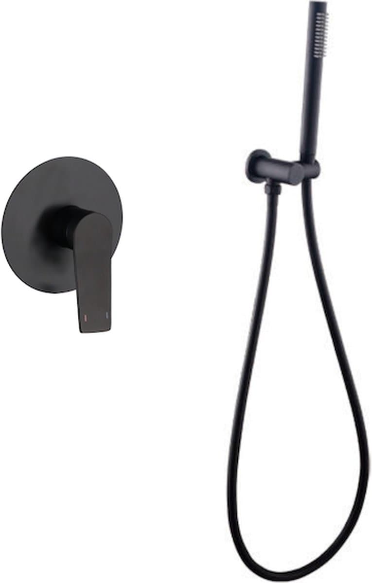LINEA UNO - Signal - Mat zwart - Doucheset inbouw - Mat zwart - 201293