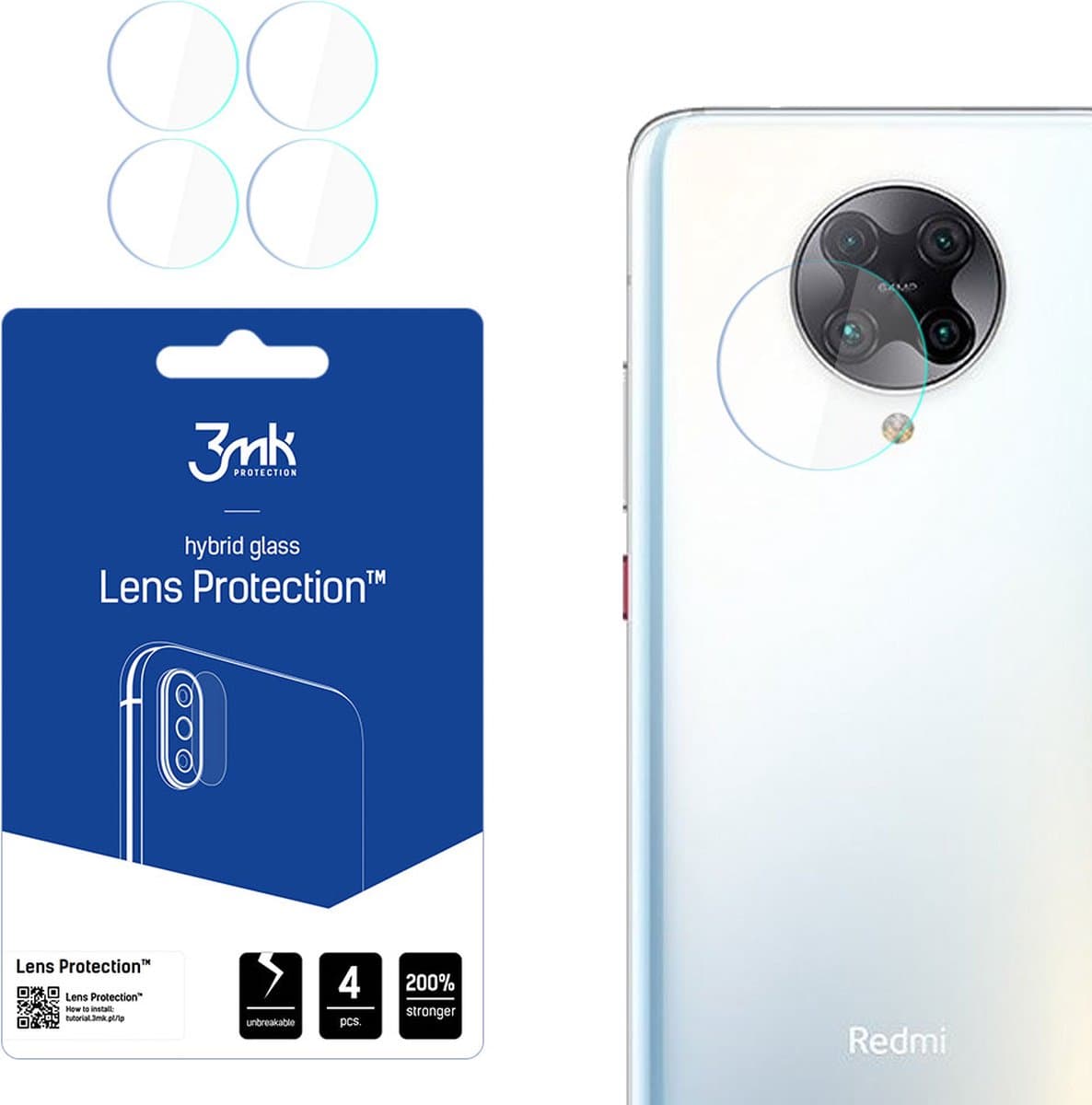 Xiaomi Redmi K30 Pro 5G - 3mk Lens Protection