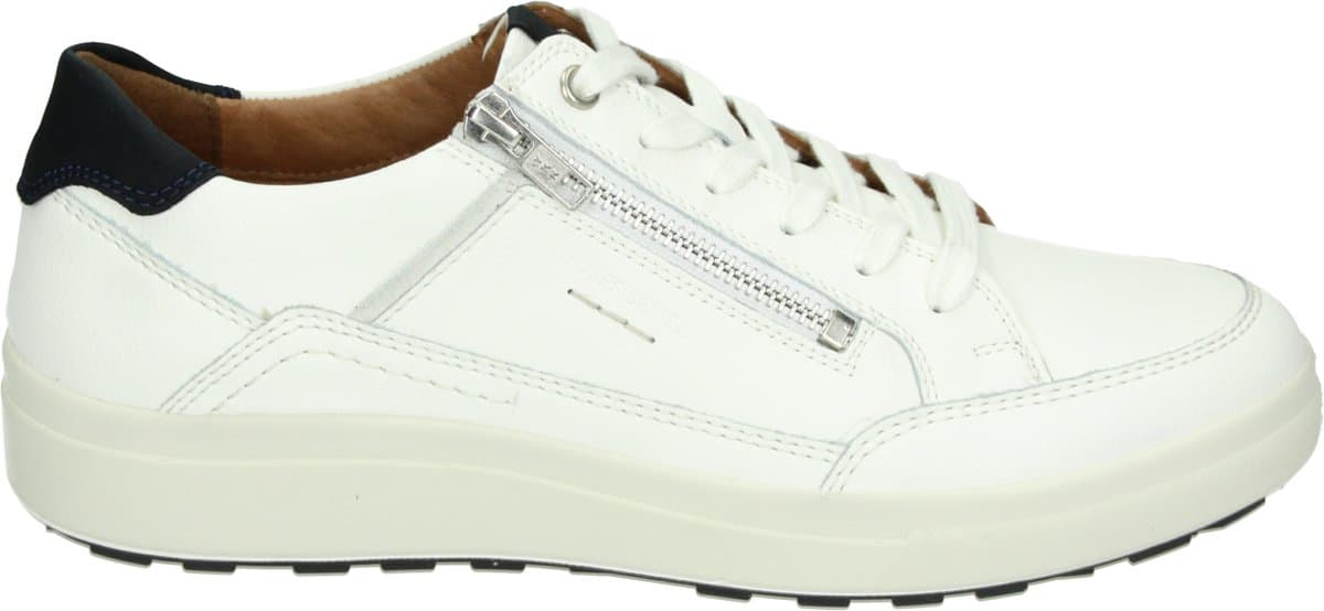 Josef Seibel - MADDOX 07 - Lage sneakersVrije tijdsschoenenHeren sneakers - Kleur: Wit/beige - Maat: 47