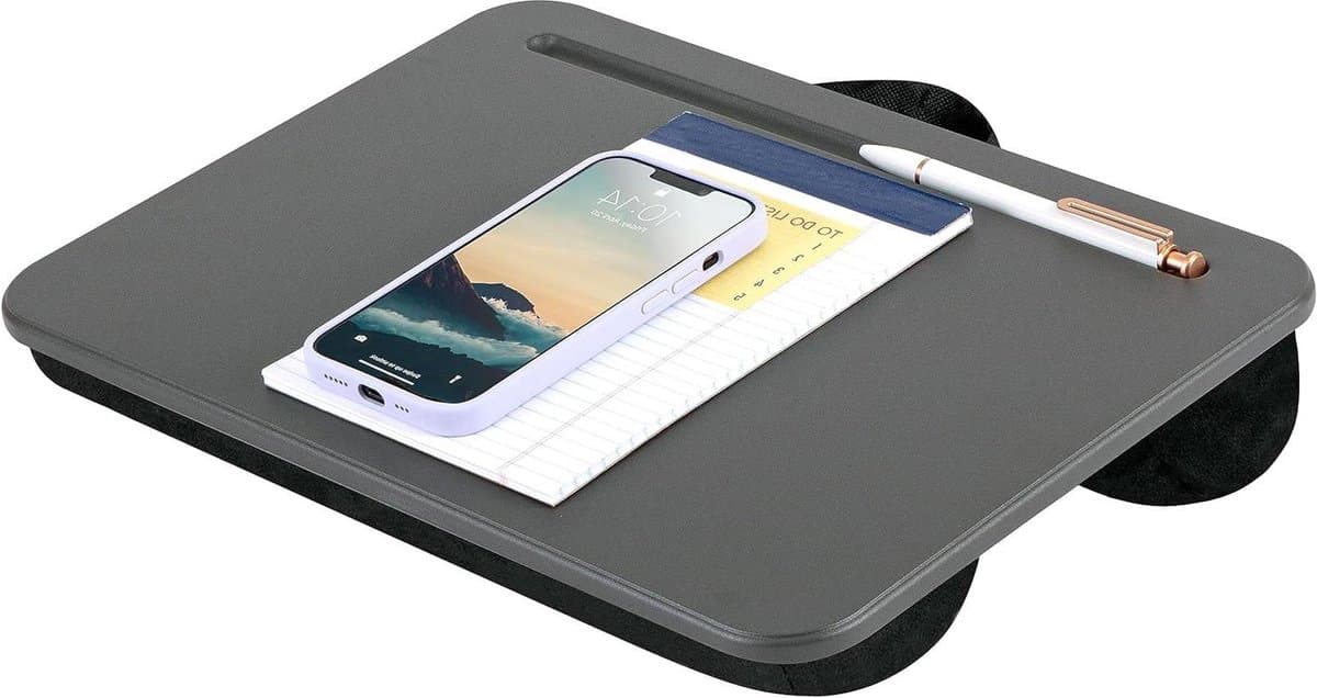 Compact Schotbureau voor laptops tot 381 cm - 15 inch - antraciet