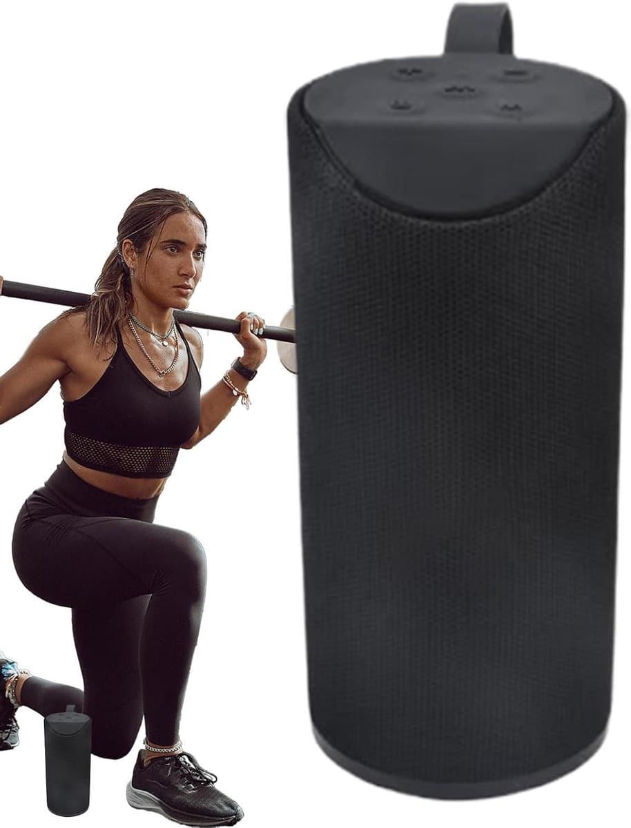Draagbare Speaker - Waterdichte Smart Speaker - Muziek Luisteren Buiten - Handgreep Ontwerp - 16.2 x 7.6 x 7.6 cm