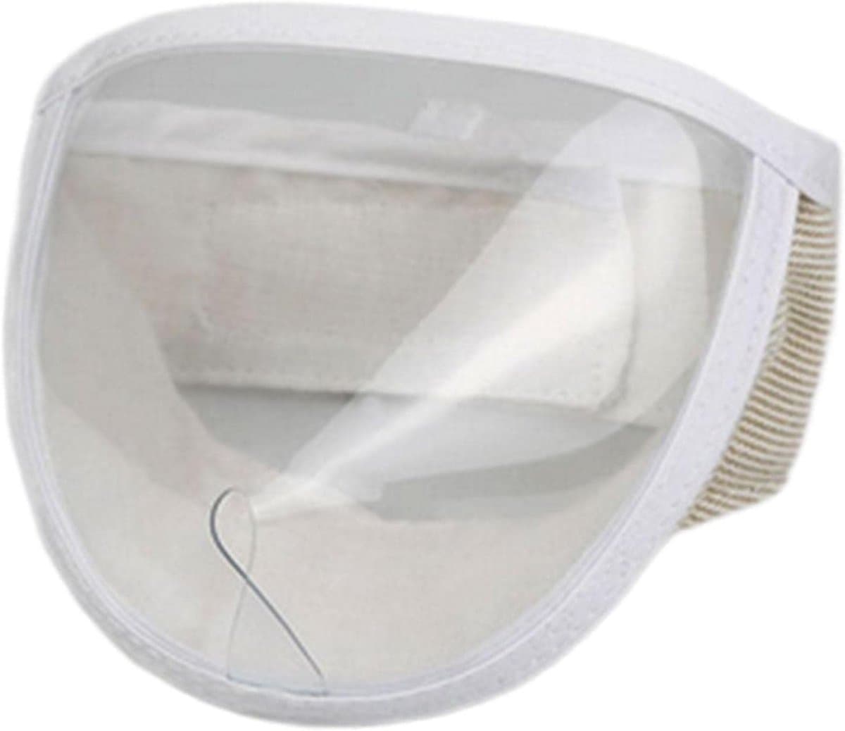 Ademend Hondenmuilkorf van Mesh - Transparant Gezichtsmasker voor Bescherming tegen Bijten en Kauwen - M
