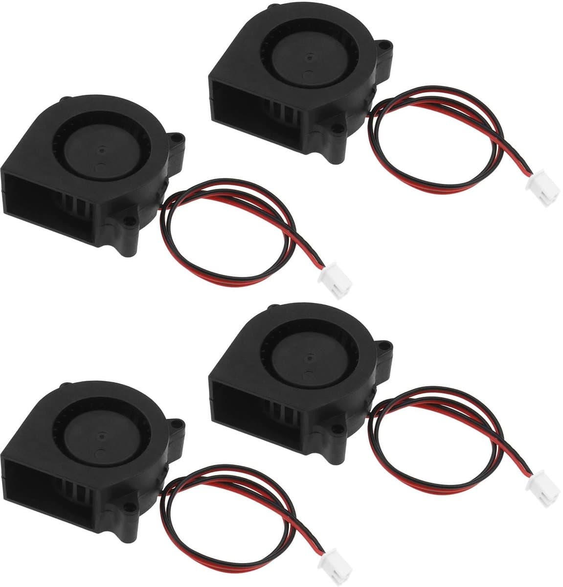 Allecto - 4 x Ventilator - 12V Koelventilator - Snelle en efficiënte koeling - 4020 Formaat - Plug-and-Play - Geschikt voor 3D-printers - Duurzaam