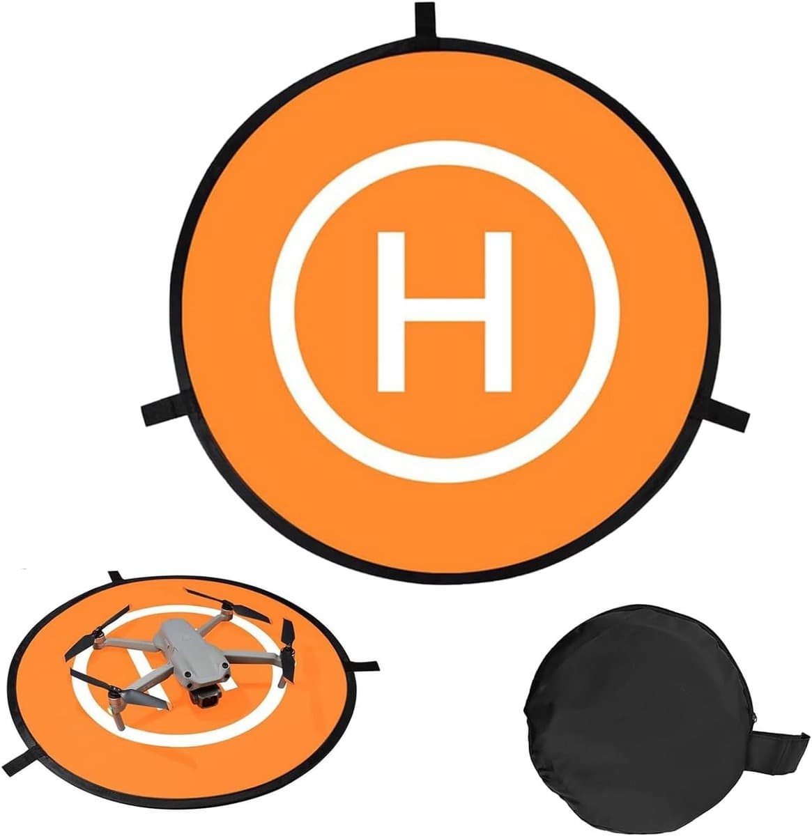 Universele Waterdichte Vouwbare Landingspad voor RC Drones - Dubbelzijdig Helipad met 55 cm Diameter, Ideaal voor Buitengebruik en Transport