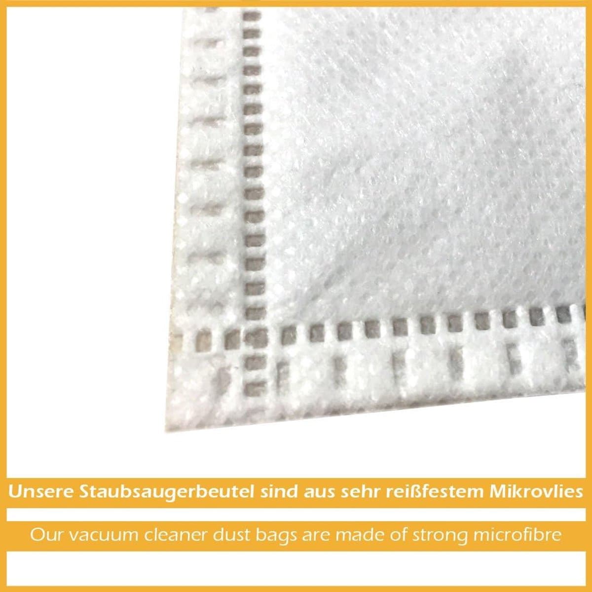 Stofzuigerzakken - Microvezel zakken - Stofvrij houden - Optimaal filteren - 10 stuks - Wit
