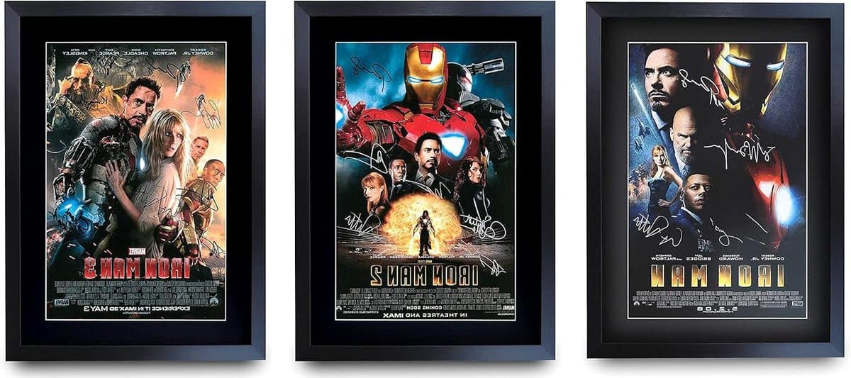 Filmposter Collectie - Film Poster Film Decoratie - Film Fans - Gedrukte Handtekeningen - A3 - Zwart
