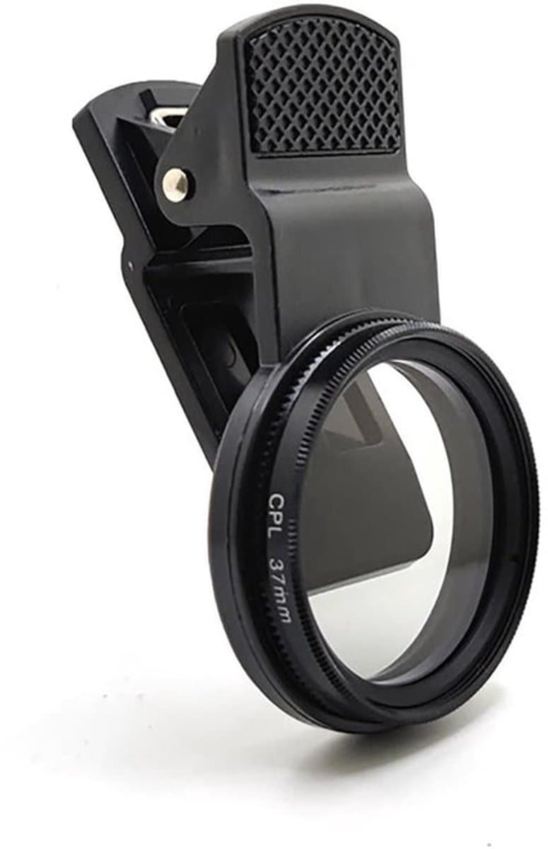 37mm CPL Polarisatiefilter Draagbare Polarisator Camera Lens CPL Mobiele Telefoon Polarisator Universele Clip-On Circulaire Polarisatiefilter voor Reflecterend Licht