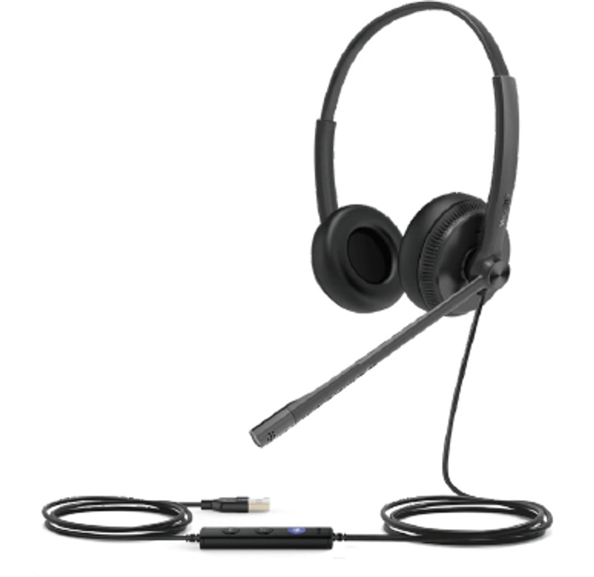 Yealink UH34 Lite Headset Bedraad Hoofdband Kantoor/callcenter Zwart