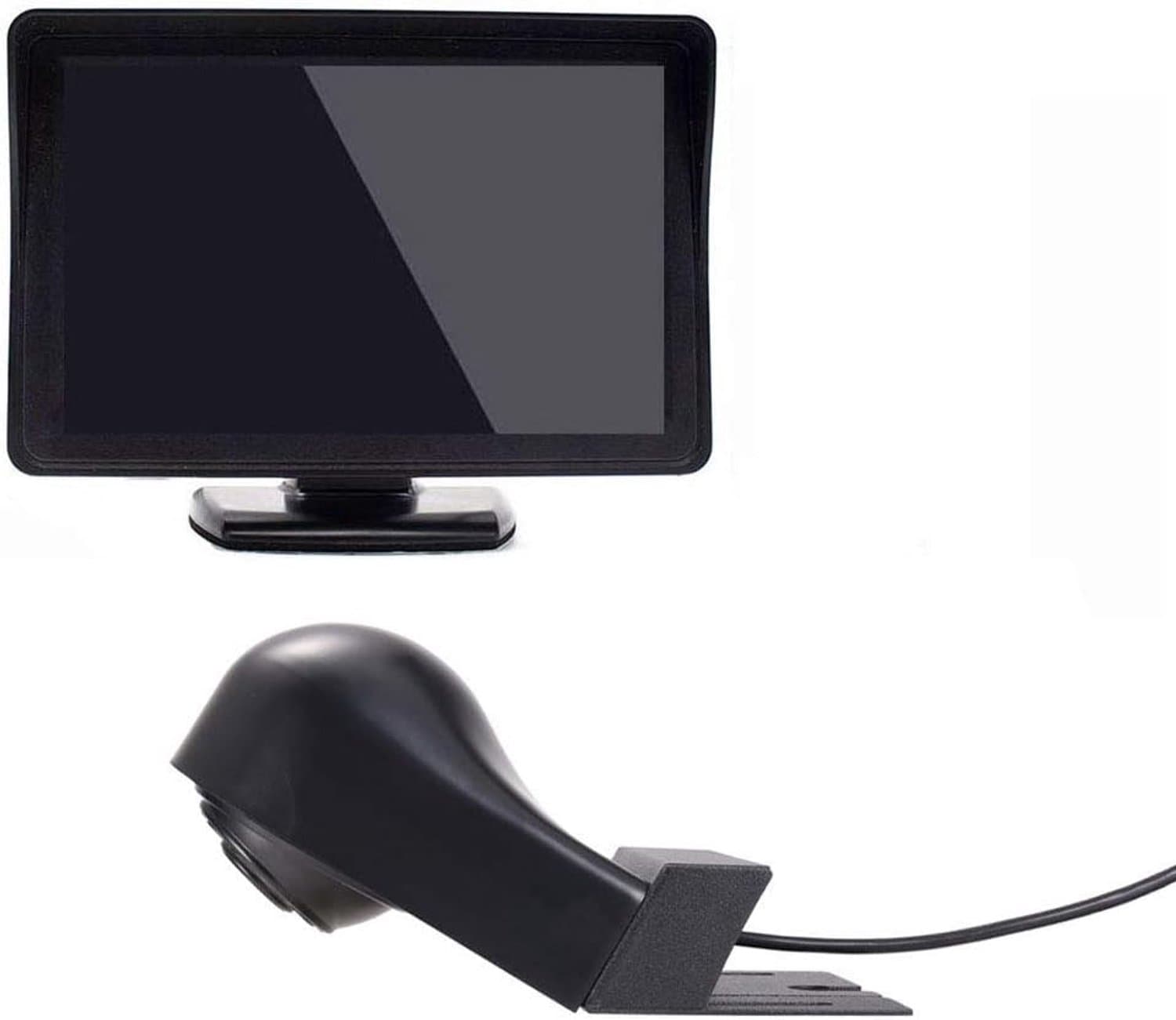 Brake Light Rear View Camera + 4.3 Inch TFT LCD Color Screen Car Monitor, IR Night Vision Car Rear View Camera Set - ShopVlot