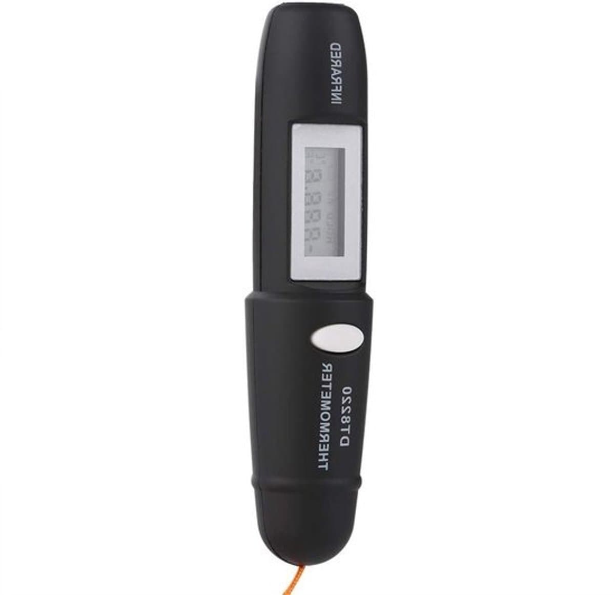 Allecto infraroodthermometer - Contactloze laserthermometer - LCD-kleurendisplay - Voor koken, barbecue en vriezer - -50 °C ~ 220 ℃ - (-58 ℉ ~ 428 ℉) - Voedselthermometer - Geschikt voor diverse toepassingen - Wit model