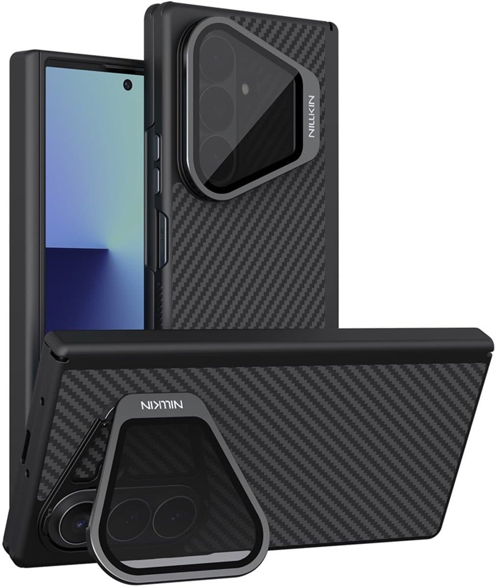 Nillkin - CarboProp Magnetic (with Transparent Black Lens Cover) - Samsung Galaxy Z Fold8 Ultra - Black