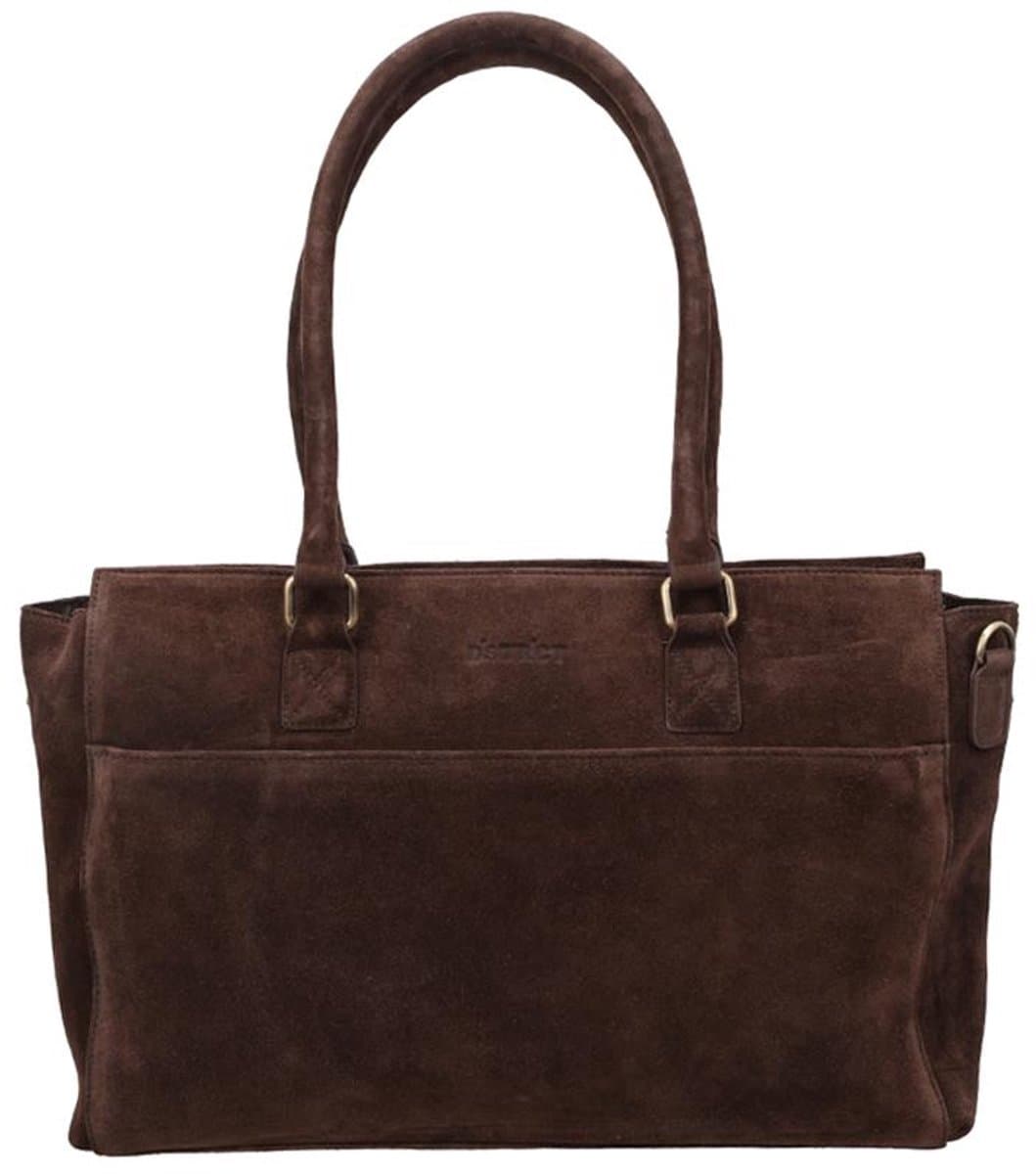 DSTRCT Laptoptas / Werktas - Dames - 15.6 inch - Leer - Portland Road - Bruin