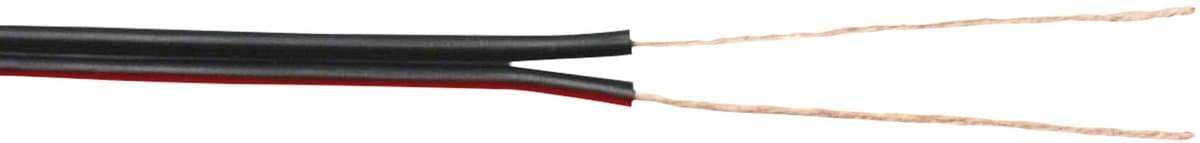 DAP SPE-2 LSHF speakerkabel 2x 0.75 mm², 100 meter zwart