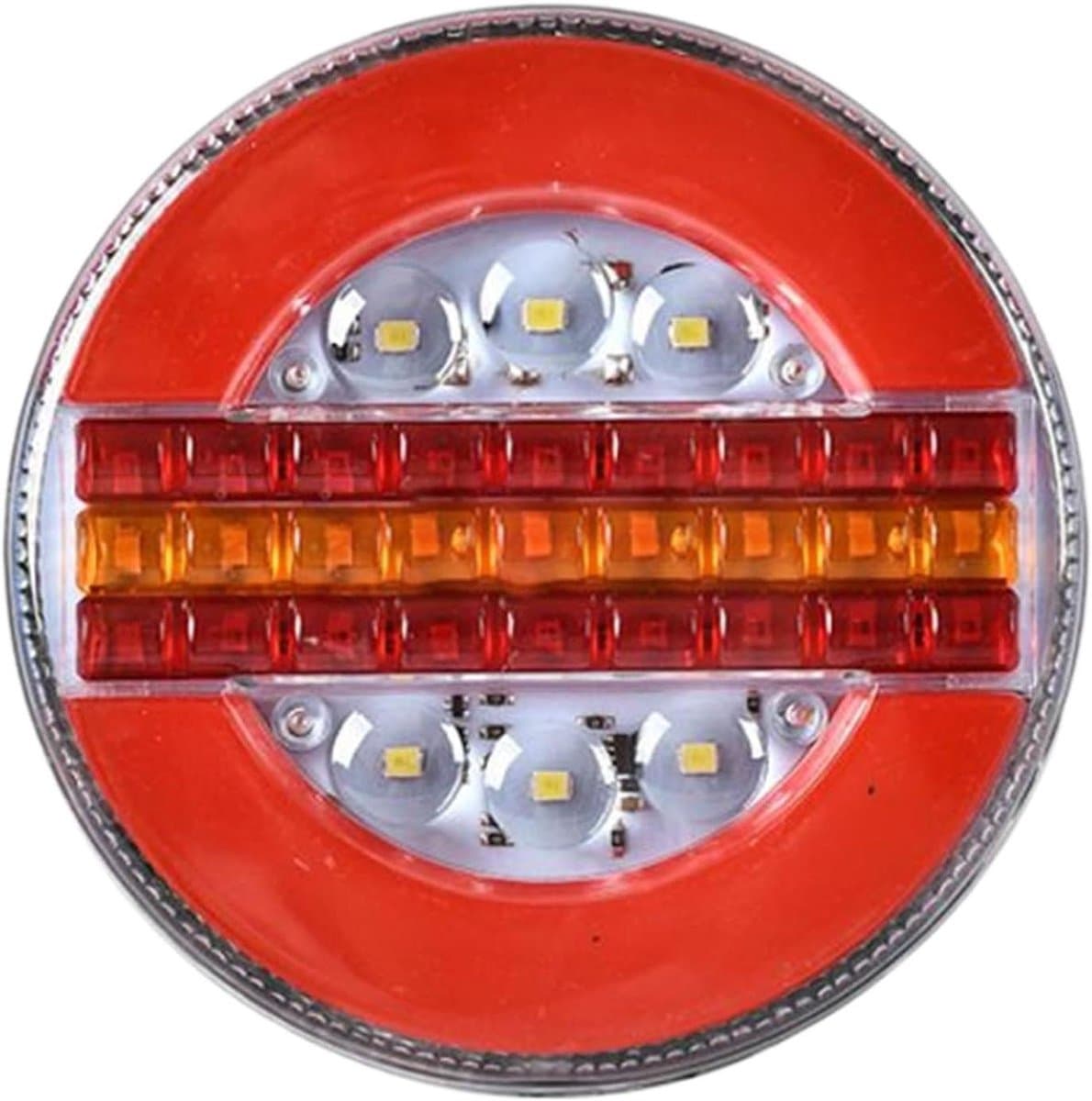 Aanhanger Verlichting - Achterlicht Vrachtwagen - Verkeersveiligheid Verbeteren - Sequentieel Looplicht - 135 Cm Rond - Rood