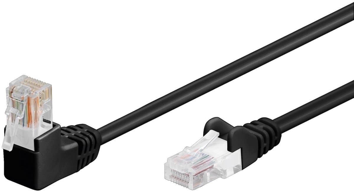 CAT5E Netwerkkabel - RJ45 - zwart - 5 m