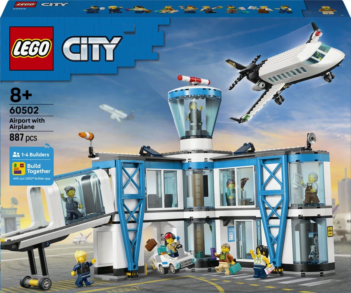 LEGO City Luchthaven met Vliegtuig 60502