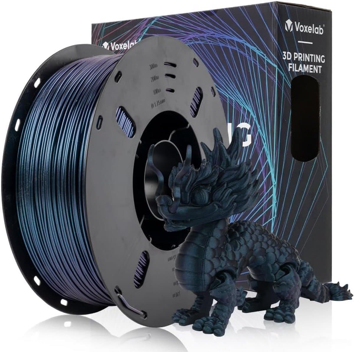 Kleurwisselend PETG 3D Printer Filament 1.75 mm 1 kg voor Nauwkeurige Prints
