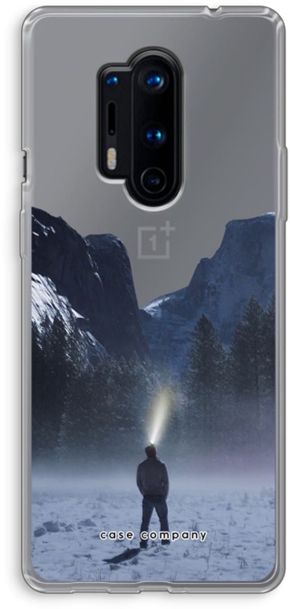 Case Company® - Hoesje geschikt voor OnePlus 8 Pro hoesje - Wanderlust - Soft Cover Telefoonhoesje - Bescherming aan alle Kanten en Schermrand