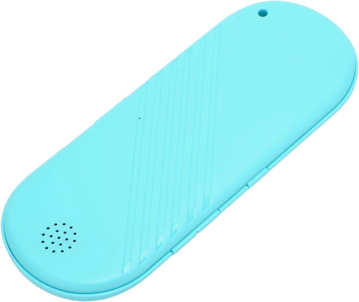 Mini Luidspreker - Onderkussen Speaker - Privé Luisteren - Geleidingstechnologie - 132x52x10mm - Blauw