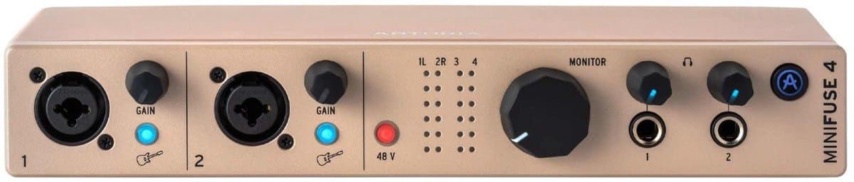 Arturia MiniFuse 4 Champagne audio interface