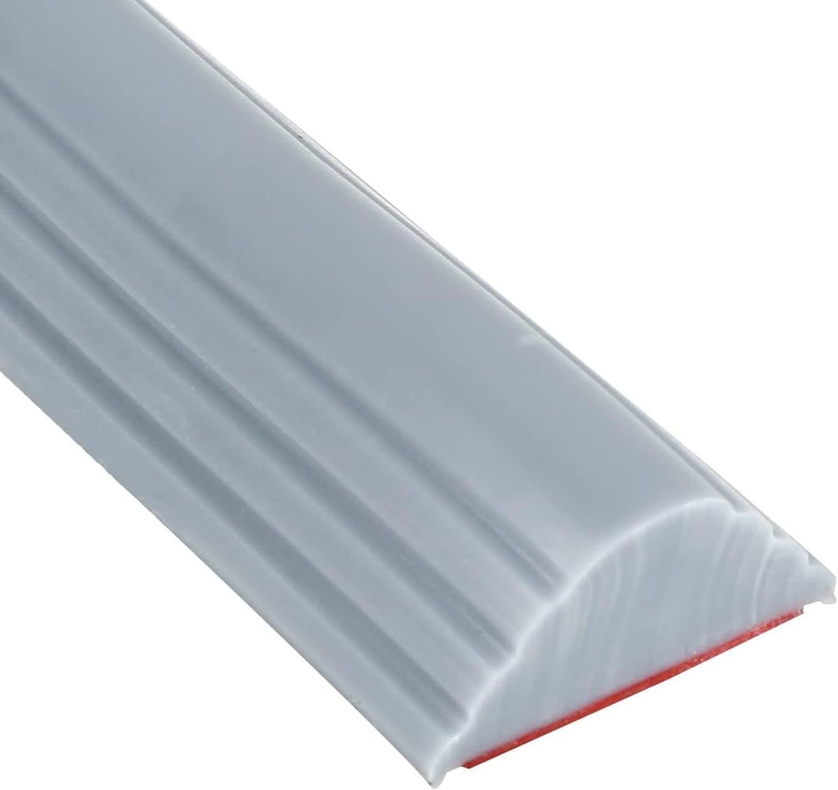 Zelfklevende Waterstrip - Douche Strip Waterkering - Badkamer Droog Houden - Zelfklevend Flexibel PVC - 1 meter - Grijs