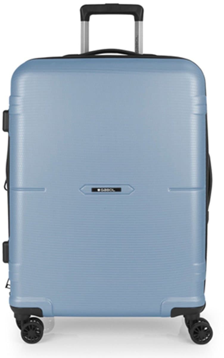 Gabol Medium Trolley Koffer Bari 65cm Expandable - Licht Blauw