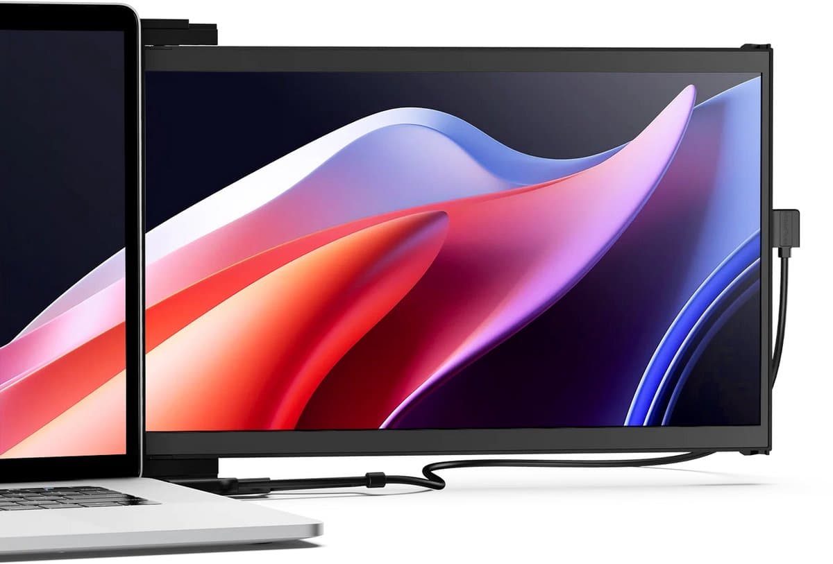 Mobile Pixels Duex Max DS - Portable Monitor - 14.1 inch Monitor - FHD - 60hz - Draagbaar Beeldscherm - Draagbare Monitor - Extra Laptopscherm