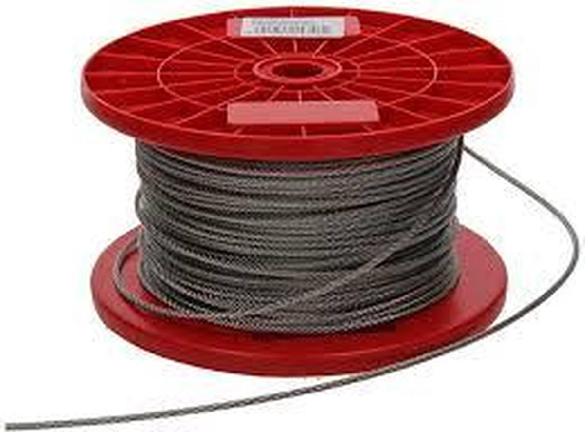 Mack RVS Staalkabel 10 m x 3 mm