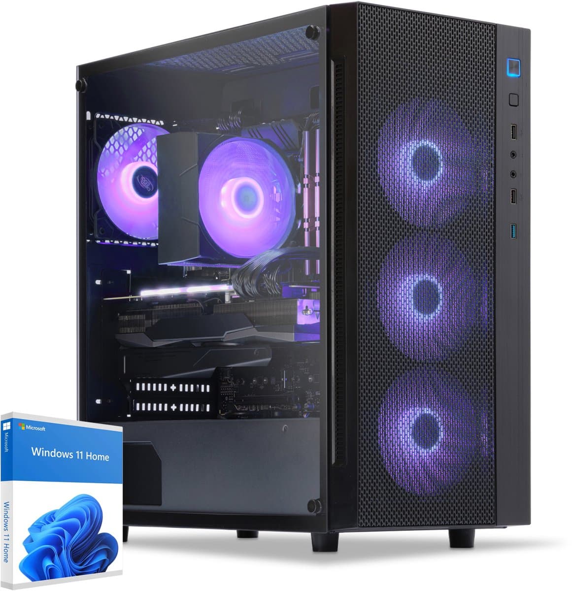 Sedatech Expert Gaming PC ATX • AMD Ryzen 7 9800X3D 8x 4.7GHz • Geforce RTX5070Ti • 32Gb DDR5 • 2Tb SSD M.2 • WiFi • Bluetooth, USB C • Windows 11 • Desktop computer
