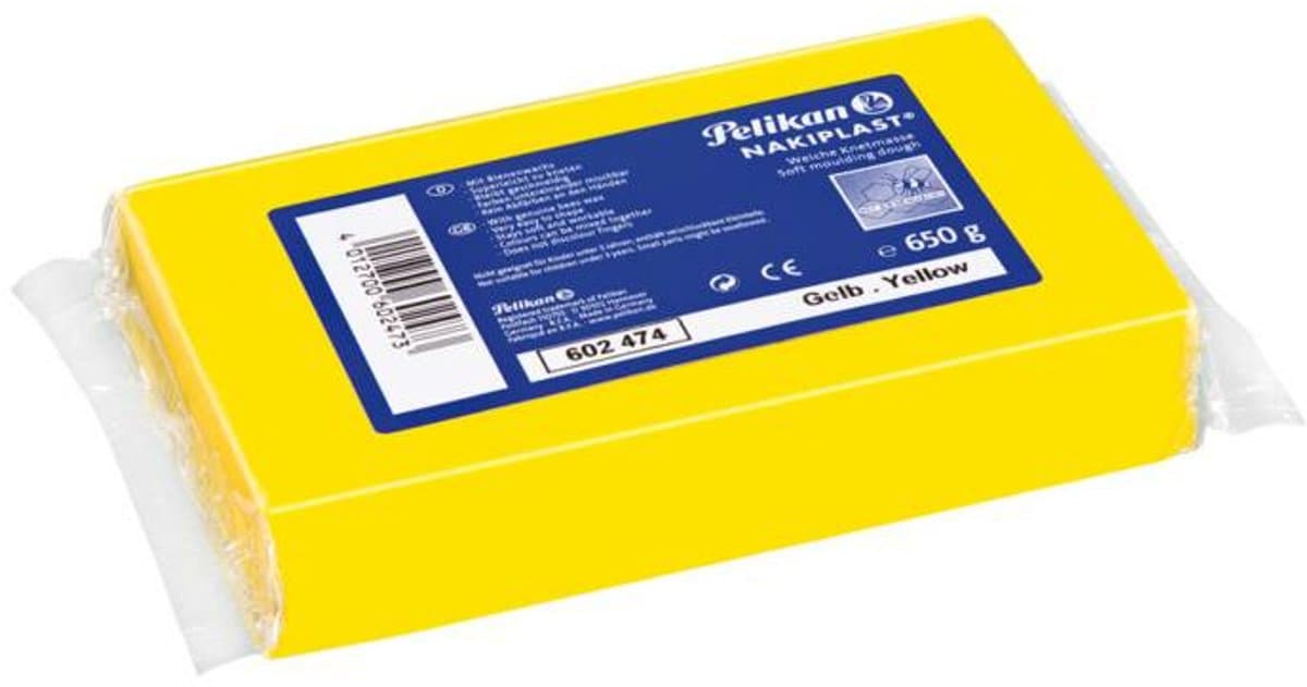 Pelikan wax deeg Nakiplast 681 geel