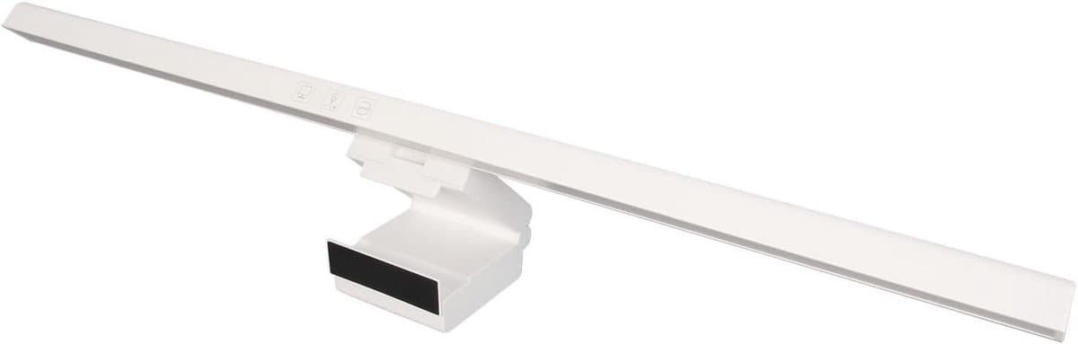 Monitorlamp bar 50cm draadloos, LED bureaulamp voor laptop en pc met dimbare helderheid en instelbare kleurtemperatuur, anti-blauw licht voor oogbescherming, wit