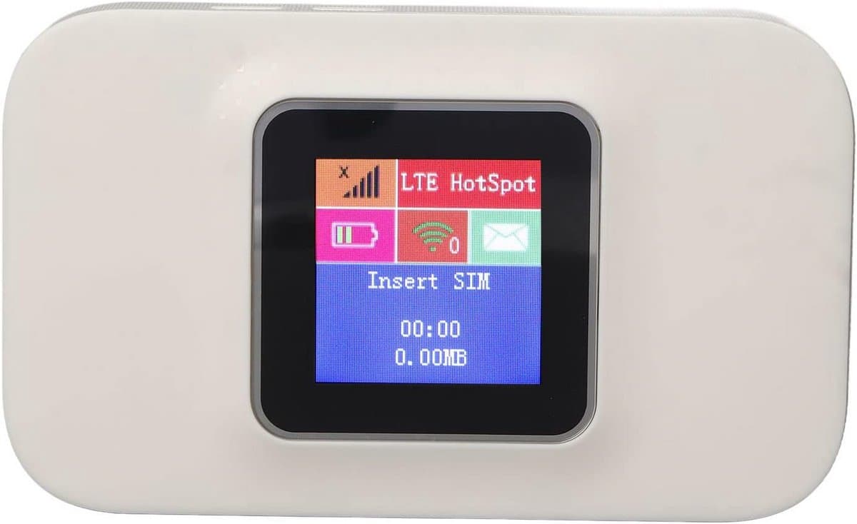 Draagbare WiFi Hotspot Router voor Reizen en Vakantie met Lange Batterijduur