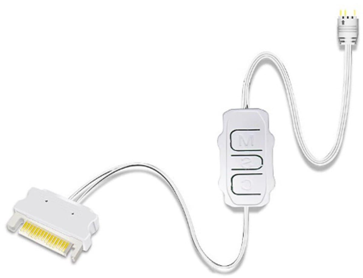 Mini 3-pins RGB 5V-controller - Wit