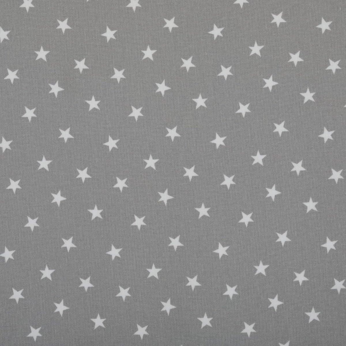 Kinderstoelkussen voor Houten Kinderstoel - Eenvoudig te Monteren en Afwasbaar (Grey Stars)