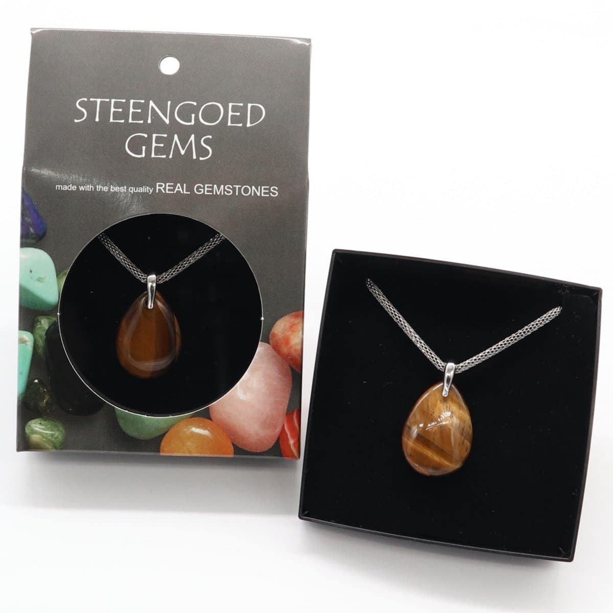 Gemstone ketting Tijgeroog