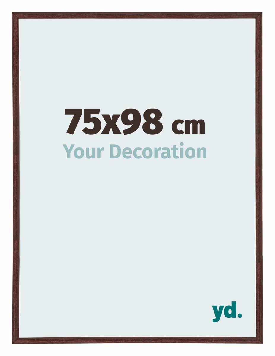 Your Decoration - Puzzellijst 75x98 cm - Bruin - Puzzellijst 1500-2000 stukjes - Kunststof Fotolijst - Annecy