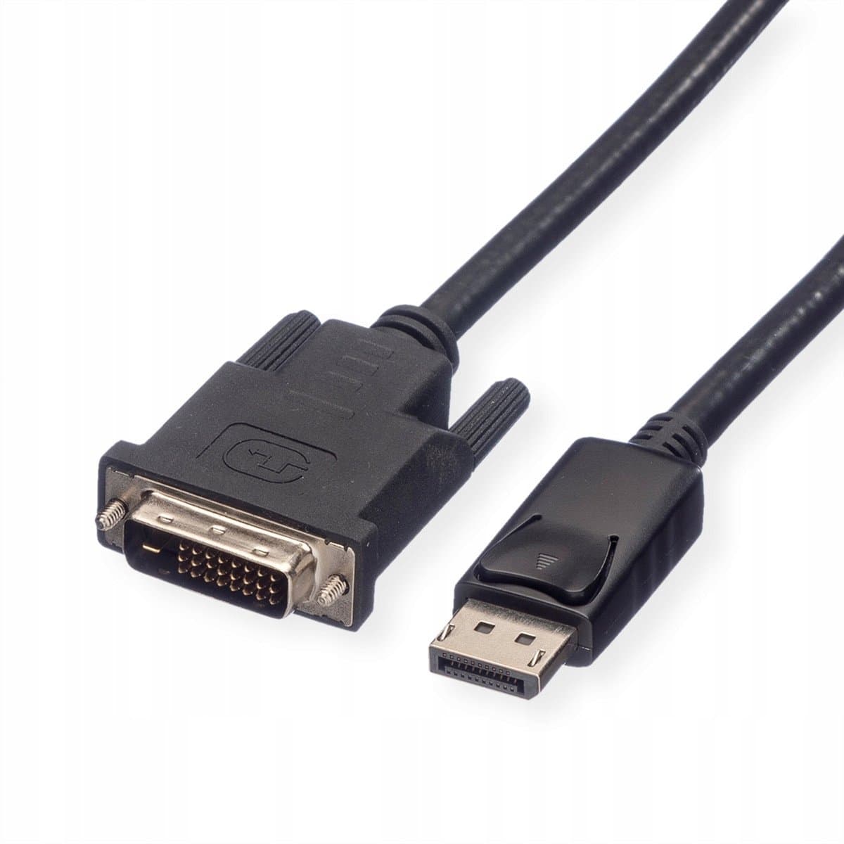 ROLINE DP naar DVI Kabel 1,5m M/M LSOH Zwart