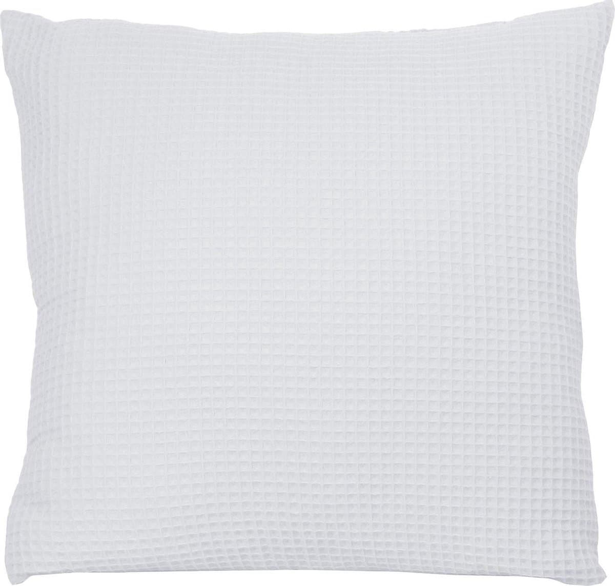 BINK Bedding Sierkussen Wafel (Pique) Wit 50 x 50 incl vulling