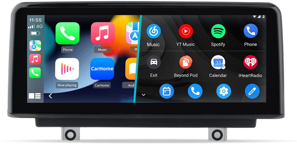 Junsun Android 15 Autoradio Geschikt Voor BMW F30 F31 F34 F32 F33 F36 F80 NBT Accessoires, 2GB+64GB, Draadloze CarPlay & Andriod Auto, DAB+, GPS-Navigatie, Bluetooth, 10.25 -inch Touchscreen, DSP, Quad-core processor