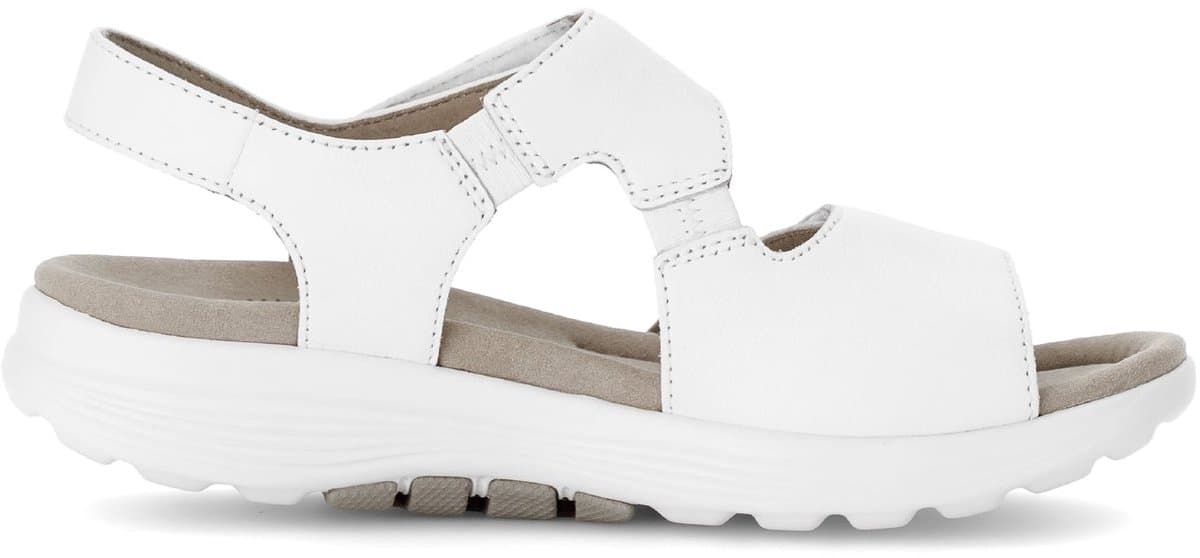 Gabor rollingsoft sensitive 66.815.50 - dames rollende wandelsandaal - Wit - maat 43 (EU) 9.5 (UK)