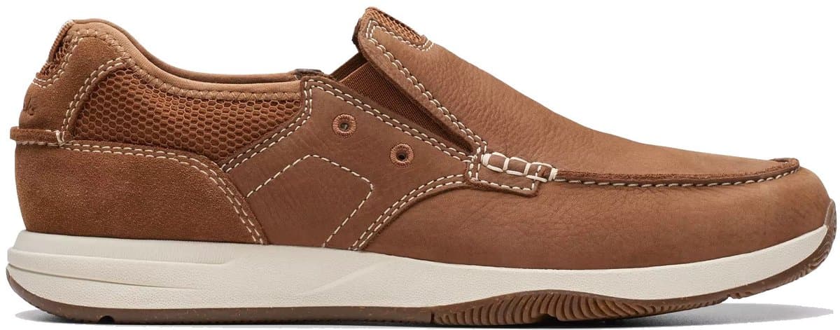 Clarks Sailview Step - heren instapper - Bruin - maat 41.5 (EU) 7.5 (UK)